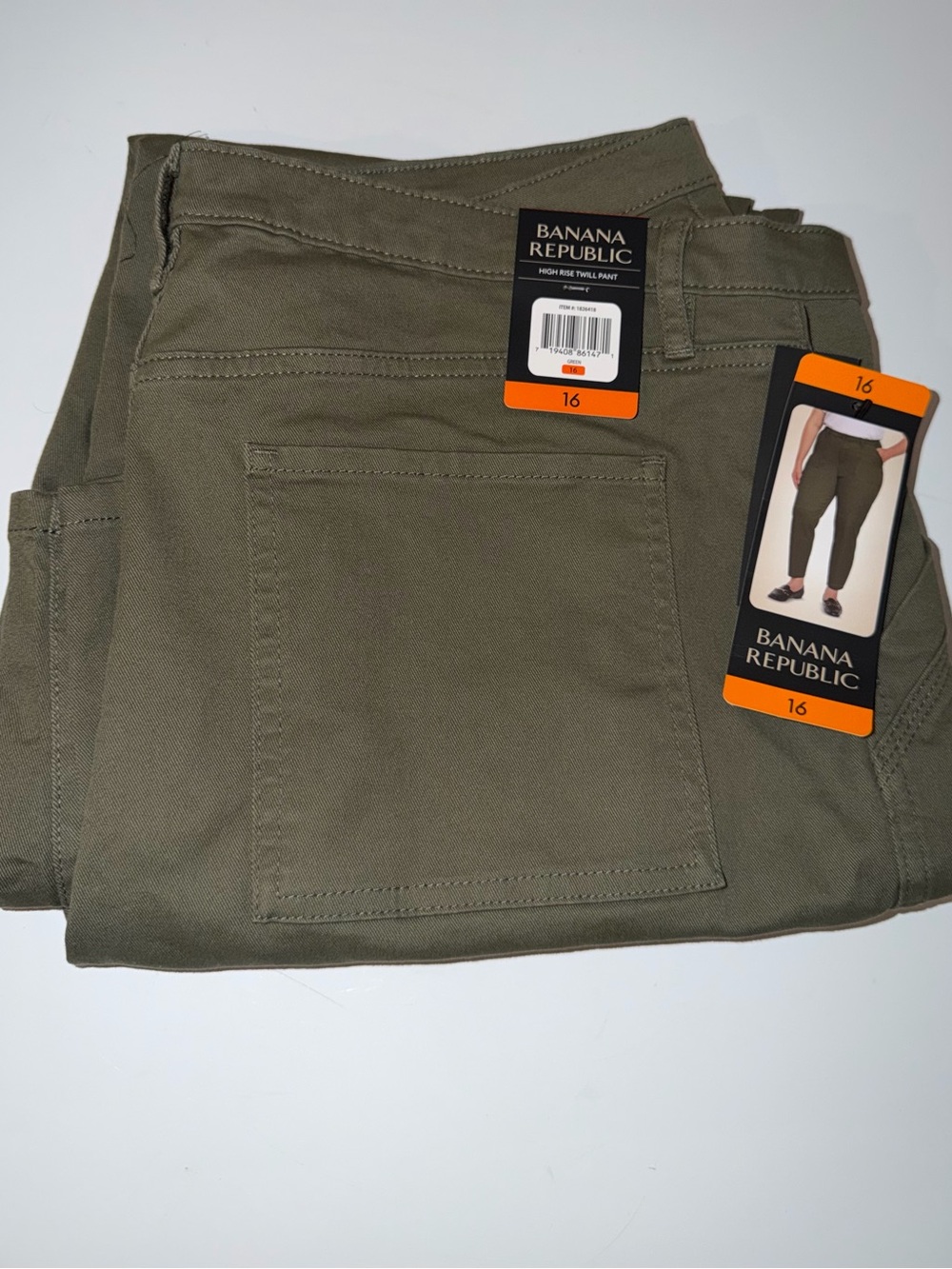 Banana Republic Olive Utility Chinos - Women’s